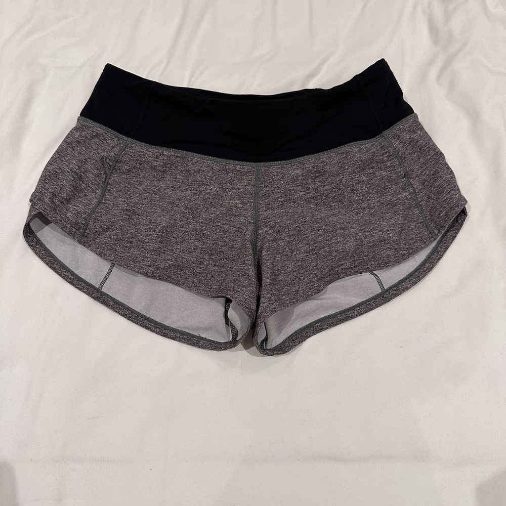Lulu lemon grey athletic shorts